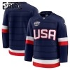 Maillot de Hockey États-Unis Personnaliser 4 Nations Face Off 2025 Fanatics Premium Navy - Enfant Maillot de Hockey États-Unis Personnaliser 4 Nations Face Off 2025 Fanatics Premium Navy - Enfant